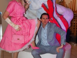 Fashion Show in der Contemplor Galerie Wien am 14. 03. 2024